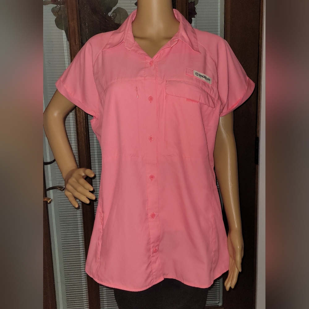 Magellan Women's XL Caddo Lake Classic Fit Fishing Shirt